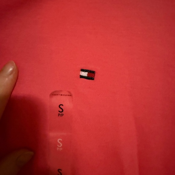 Tommy Hilfiger Pink Polo Shirt Classic Style - Picture 5 of 6